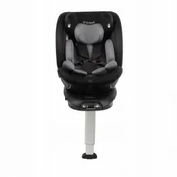 FOTELIK SAMOCHODOWY Kidwell GoCar CZARNY-SZARY i-SIZE 360 ISOFIX Obrotowy