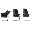 FOTELIK SAMOCHODOWY Kidwell GoCar CZARNY i-SIZE 40-135 cm ISOFIX Obrotowy