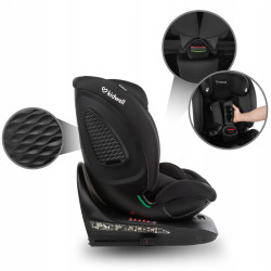 FOTELIK SAMOCHODOWY Kidwell GoCar CZARNY i-SIZE 40-135 cm ISOFIX Obrotowy FOTELIK SAMOCHODOWY Kidwell GoCar CZARNY i-SIZE 40-135 cm ISOFIX Obrotowy