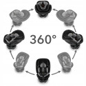 FOTELIK SAMOCHODOWY Kidwell GoCar CZARNY-SZARY i-SIZE 360 ISOFIX Obrotowy