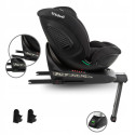 FOTELIK SAMOCHODOWY Kidwell GoCar CZARNY i-SIZE 40-135 cm ISOFIX Obrotowy