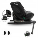 FOTELIK SAMOCHODOWY Kidwell GoCar CZARNY-SZARY i-SIZE 360 ISOFIX Obrotowy