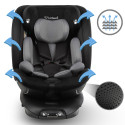 FOTELIK SAMOCHODOWY Kidwell GoCar CZARNY-SZARY i-SIZE 360 ISOFIX Obrotowy