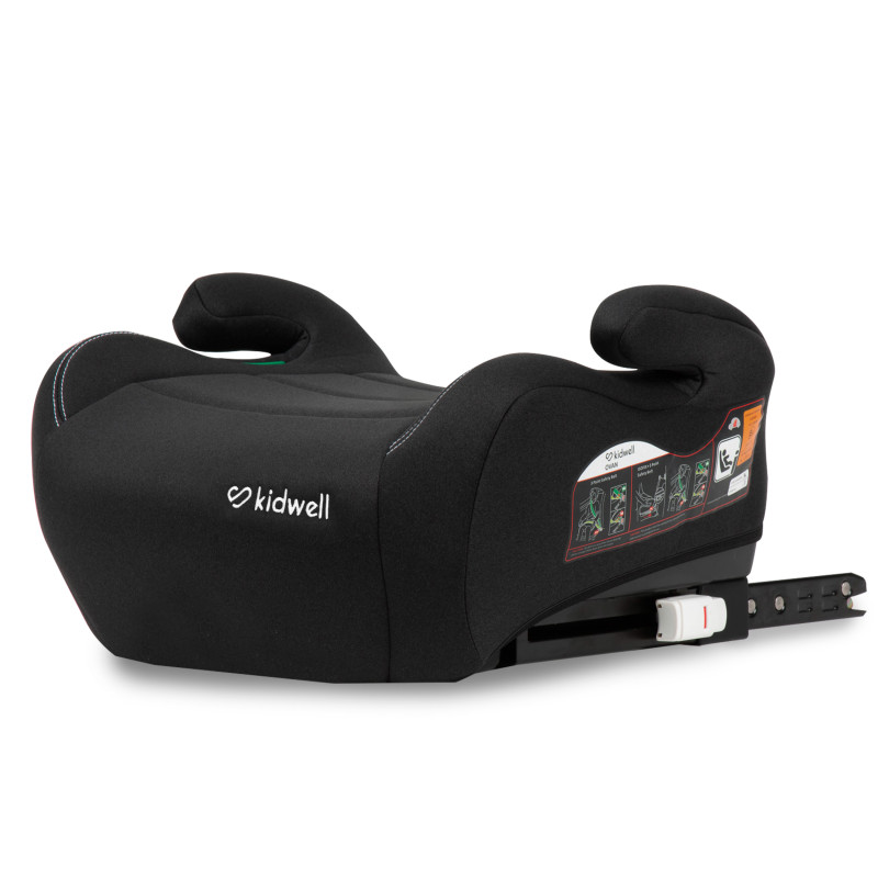 FOTELIK SAMOCHODOWY PODSTAWKA i-SIZE ISOFIX 15-36kg KIDWELL OVAN Black
