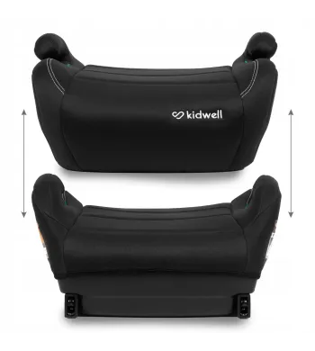 FOTELIK SAMOCHODOWY PODSTAWKA i-SIZE ISOFIX 15-36kg KIDWELL OVAN Black