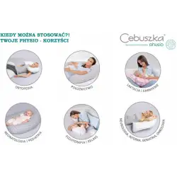 Poduszka wielofunkcyjna Ceba baby Cebuszka PHYSIO Multi Brown Leaves