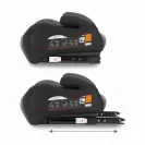 FOTELIK SAMOCHODOWY PODSTAWKA i-SIZE ISOFIX 15-36kg KIDWELL OVAN Black/Gray