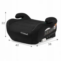 FOTELIK SAMOCHODOWY PODSTAWKA i-SIZE ISOFIX 15-36kg KIDWELL OVAN Black FOTELIK SAMOCHODOWY PODSTAWKA i-SIZE ISOFIX 15-36kg KIDWELL OVAN Black