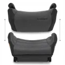 FOTELIK SAMOCHODOWY PODSTAWKA i-SIZE ISOFIX 15-36kg KIDWELL OVAN Black/Gray