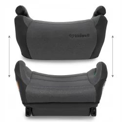 FOTELIK SAMOCHODOWY PODSTAWKA i-SIZE ISOFIX 15-36kg KIDWELL OVAN Black/Gray FOTELIK SAMOCHODOWY PODSTAWKA i-SIZE ISOFIX 15-36kg KIDWELL OVAN Black/Gray