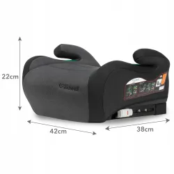 FOTELIK SAMOCHODOWY PODSTAWKA i-SIZE ISOFIX 15-36kg KIDWELL OVAN Black/Gray FOTELIK SAMOCHODOWY PODSTAWKA i-SIZE ISOFIX 15-36kg KIDWELL OVAN Black/Gray