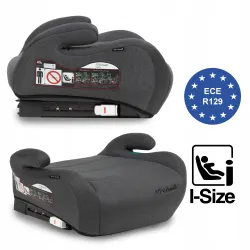 FOTELIK SAMOCHODOWY PODSTAWKA i-SIZE ISOFIX 15-36kg KIDWELL OVAN Gray