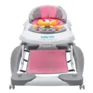 Babymix chodzik kołyska graf/róż
