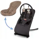 Kidwell leżaczek RUBI Black/Gold ( wooden )