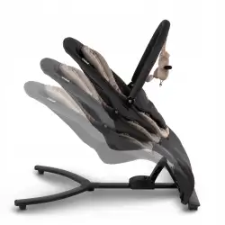 Kidwell leżaczek RUBI Black/Gold ( wooden )