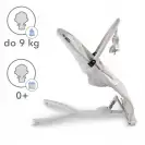 Leżaczek Kidwell RUBI Gray/White