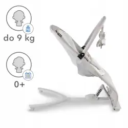 Leżaczek Kidwell RUBI Gray/White