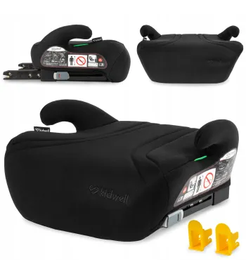 FOTELIK SAMOCHODOWY PODSTAWKA i-SIZE ISOFIX 15-36kg KIDWELL BONO 120-150cm Black