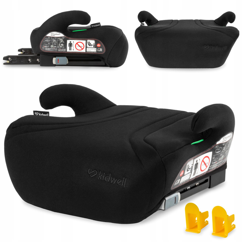 FOTELIK SAMOCHODOWY PODSTAWKA i-SIZE ISOFIX 15-36kg KIDWELL BONO 120-150cm Black