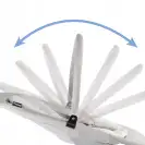 Leżaczek Kidwell RUBI Gray/White