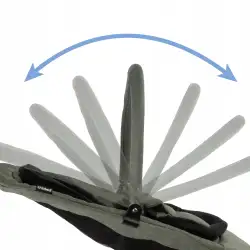 Leżaczek Kidwell RUBI Green/Black ( wooden )