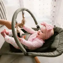 Leżaczek Kidwell RUBI Green/Black ( wooden )