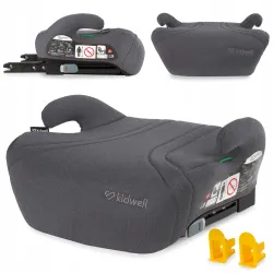 FOTELIK SAMOCHODOWY PODSTAWKA i-SIZE ISOFIX 15-36kg KIDWELL BONO 120-150cm Gray FOTELIK SAMOCHODOWY PODSTAWKA i-SIZE ISOFIX 15-36kg KIDWELL BONO 120-150cm Gray