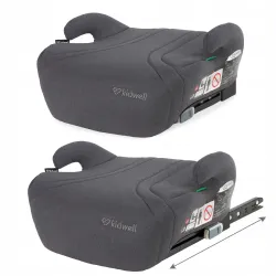 FOTELIK SAMOCHODOWY PODSTAWKA i-SIZE ISOFIX 15-36kg KIDWELL BONO 120-150cm Gray FOTELIK SAMOCHODOWY PODSTAWKA i-SIZE ISOFIX 15-36kg KIDWELL BONO 120-150cm Gray