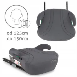 FOTELIK SAMOCHODOWY PODSTAWKA i-SIZE ISOFIX 15-36kg KIDWELL BONO 120-150cm Gray FOTELIK SAMOCHODOWY PODSTAWKA i-SIZE ISOFIX 15-36kg KIDWELL BONO 120-150cm Gray