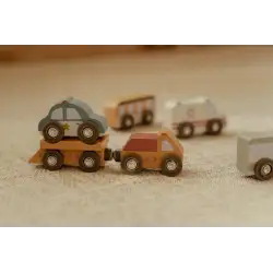 Little Dutch  zestaw 9 pojazdów LD2537