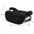 FOTELIK SAMOCHODOWY PODSTAWKA i-SIZE ISOFIX 15-36kg KIDWELL BONO 120-150cm Black