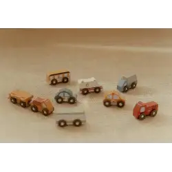 Little Dutch  zestaw 9 pojazdów LD2537