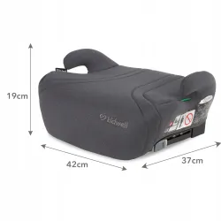 FOTELIK SAMOCHODOWY PODSTAWKA i-SIZE ISOFIX 15-36kg KIDWELL BONO 120-150cm Gray FOTELIK SAMOCHODOWY PODSTAWKA i-SIZE ISOFIX 15-36kg KIDWELL BONO 120-150cm Gray