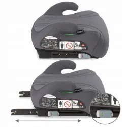 FOTELIK SAMOCHODOWY PODSTAWKA i-SIZE ISOFIX 15-36kg KIDWELL BONO 120-150cm Gray FOTELIK SAMOCHODOWY PODSTAWKA i-SIZE ISOFIX 15-36kg KIDWELL BONO 120-150cm Gray