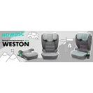 Fotelik samochodowy siedzisko do samochodu ISOFIX KIDWELL i-Size 100-150cm Black