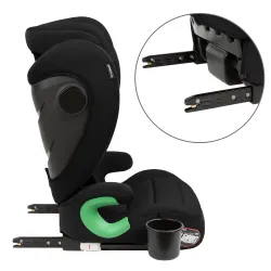 Fotelik samochodowy siedzisko do samochodu ISOFIX KIDWELL i-Size 100-150cm Black Fotelik samochodowy siedzisko do samochodu ISOFIX KIDWELL i-Size 100-150cm Black
