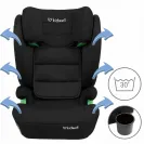 Fotelik samochodowy siedzisko do samochodu ISOFIX KIDWELL i-Size 100-150cm Black
