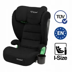 Fotelik samochodowy siedzisko do samochodu ISOFIX KIDWELL i-Size 100-150cm Black Fotelik samochodowy siedzisko do samochodu ISOFIX KIDWELL i-Size 100-150cm Black