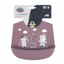 Śliniak Canpol babies silikonowy odcienie 1szt.  74/027 Red