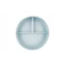 Talerzyk Baby in World silikonowy szary Grey