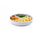 Talerzyk Baby in World silikonowy szary Grey