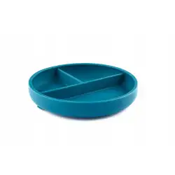 Talerzyk Baby in World silikonowy Ocean Blue