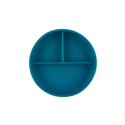 Talerzyk Baby in World silikonowy Ocean Blue
