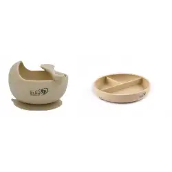 Talerzyk Baby in World silikonowy Ocean Blue