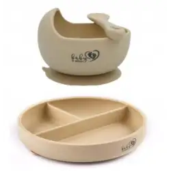 Talerzyk Baby in World silikonowy Ocean Blue