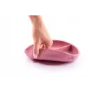 Talerzyk Baby in World silikonowy Sand