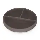 PETITE&MARS silikonowy talerz z przegródkami Bitter Cocoa