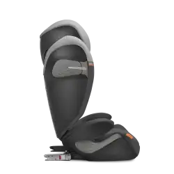 Cybex Solution S2 i-Fix Lava Grey – boczny widok fotelika
