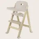 Krzesełko do karmienia drewniane taca dla dzieci 3w1 do 40kg Lionelo Floris