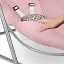 Huśtawka Lionelo Otto różowa z automatycznym bujaniem i zabawkami